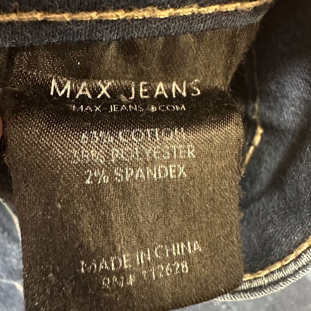 Max Jeans dark wash skimmer stretchy fitted style - Picture 5 of 5